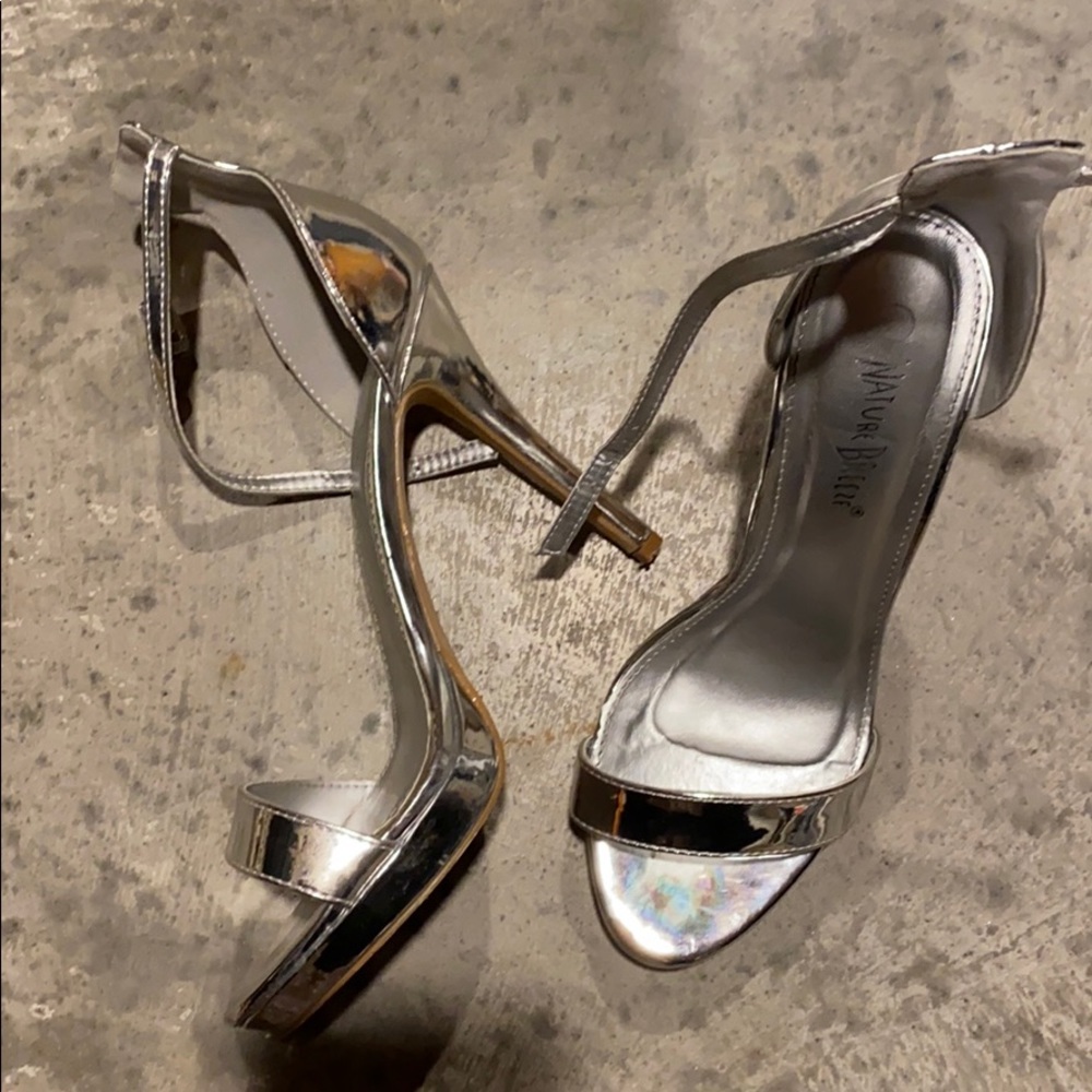 Silver Pumps